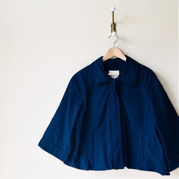 Old Navy Jackets & Blazers - Navy Blue Sleeved Lined Rain Cape